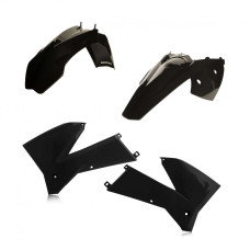 ACERBIS PLASTIC KIT KTM EXC 05-07 FEKETE