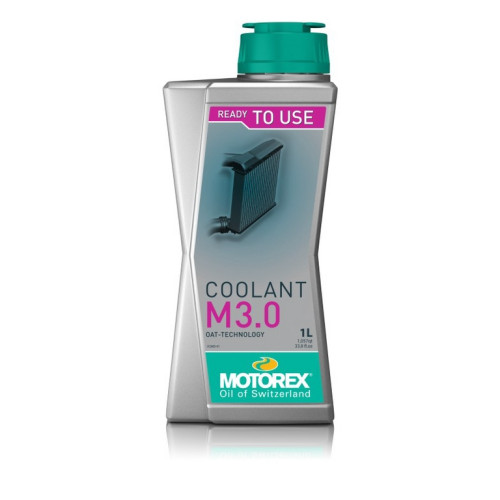  MOTOREX COOLANT M3.0 1L (FELHASZNÁLÁSRA KÉSZ FAGYÁLLÓ "RÓZSASZÍN")